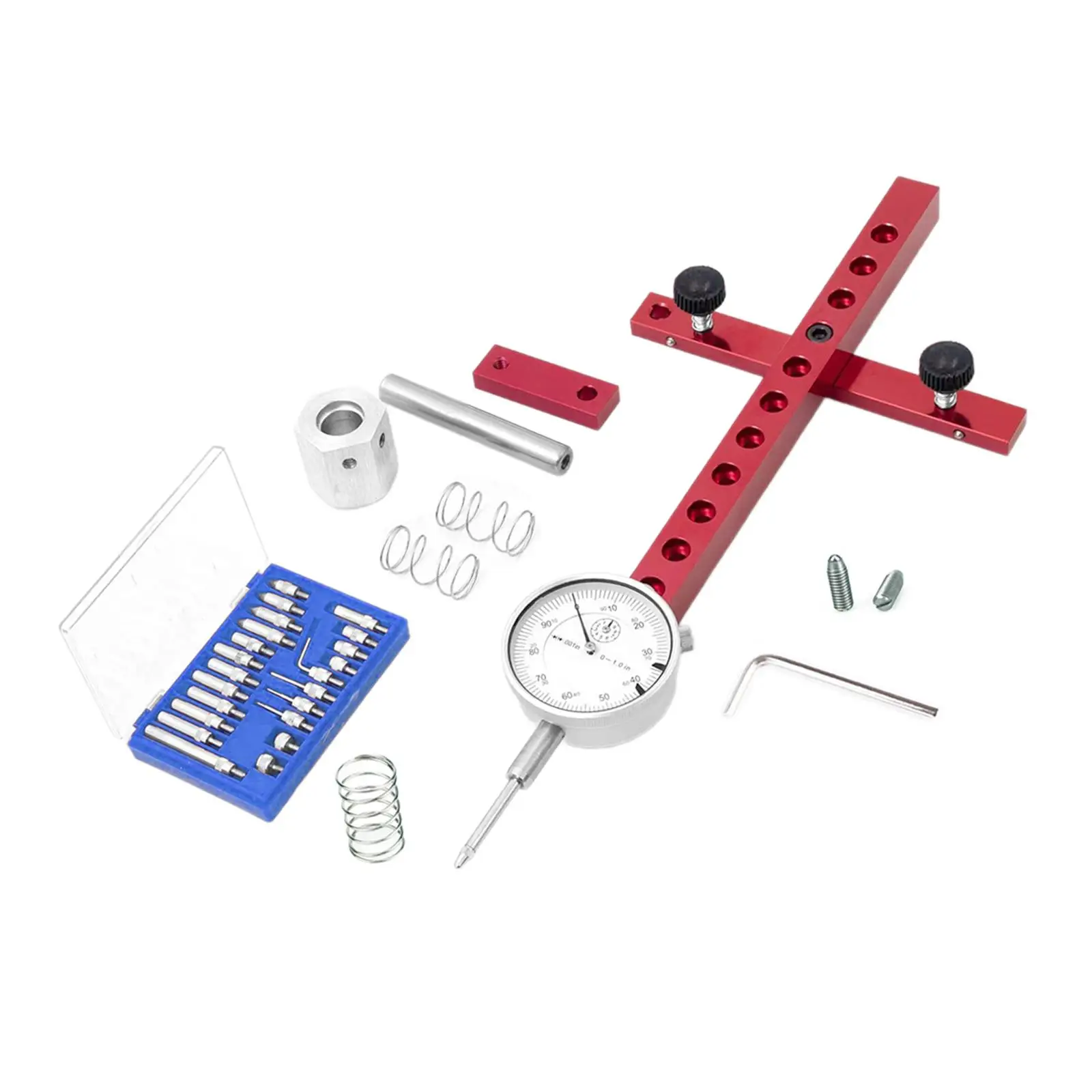 Table Saw Dial Indicator Gauge Multifunctional Accessory Drill Presses Woodworking Aluminum Alloy Table Saw Fence Alignment Jig 3