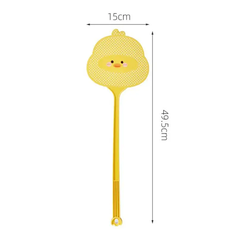 little yellow duck fly swatter Cute cartoon styling household fly swatter lengthened handle thickened Pest mosquito