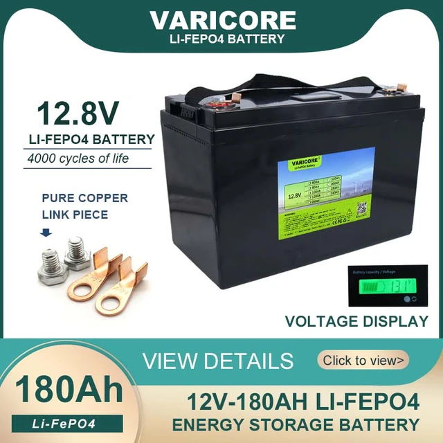 Batterie au Lithium LiFePO4, 12V, 60ah, haute puissance, Cycle profond,  pour les systèmes de stockage d'énergie solaire - AliExpress