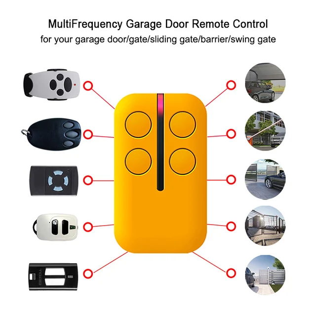 For PHOX PHOENIX 433.92MHz 868MHz PHOENIX2 PHOENIX4 PHOX2 PHOX4 TXC2 TXC4 TRC2 TRC4 TSC Garage Door / Gate Remote Control 4