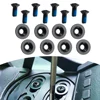 4 Sets Ski Board Fixing Screw Bolts M6 Replacement Safely Locking Snowboard Binding Mounting Plate Disc Screw Fixing Set 16mm 1