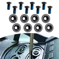 4 Sets Ski Board Fixing Screw Bolts M6 Replacement Safely Locking Snowboard Binding Mounting Plate Disc Screw Fixing Set 16mm 1