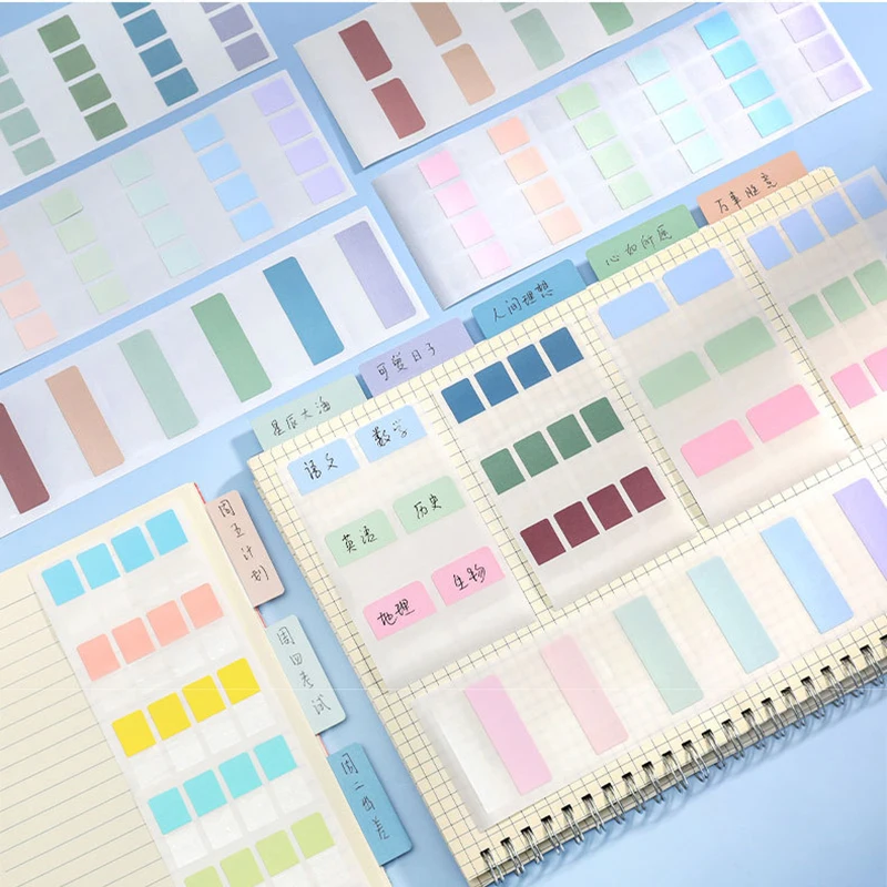 240PCS Sticky Notes Loose-leaf Paper Index Stickers Label Stickers Classification Instructions Sticky Strong Bookmark 2