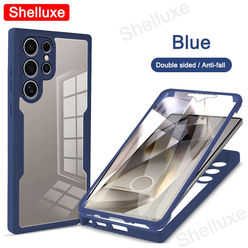 360 Full Body Front+Back Clear Silicone Case Cover - Enhanced Protection