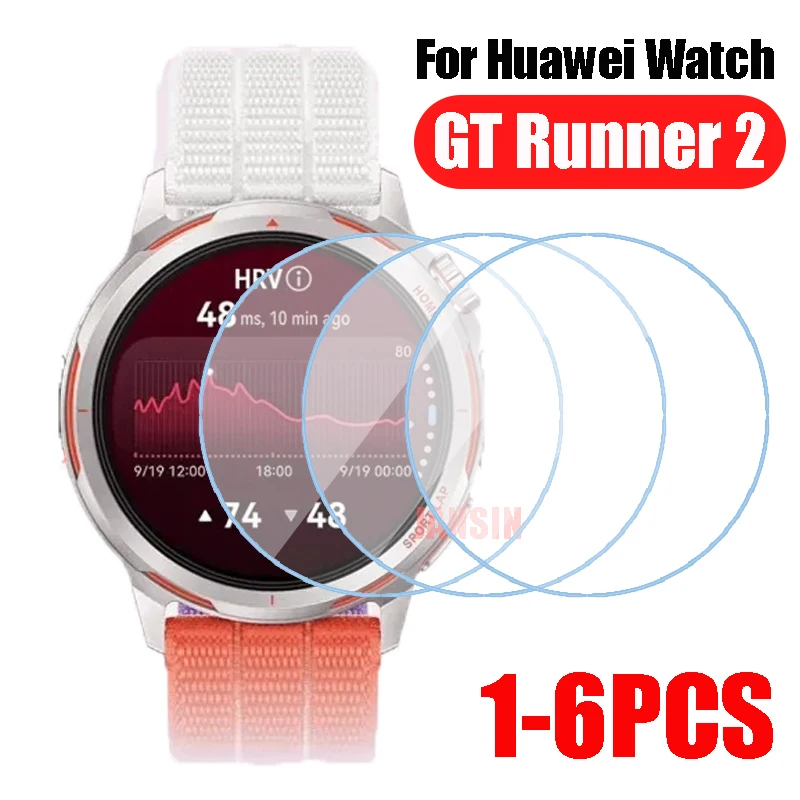 화웨이 시계 GT 러너 2용 9H 강화 유리 화면 보호기 화웨이 GT 러너 2용 ..