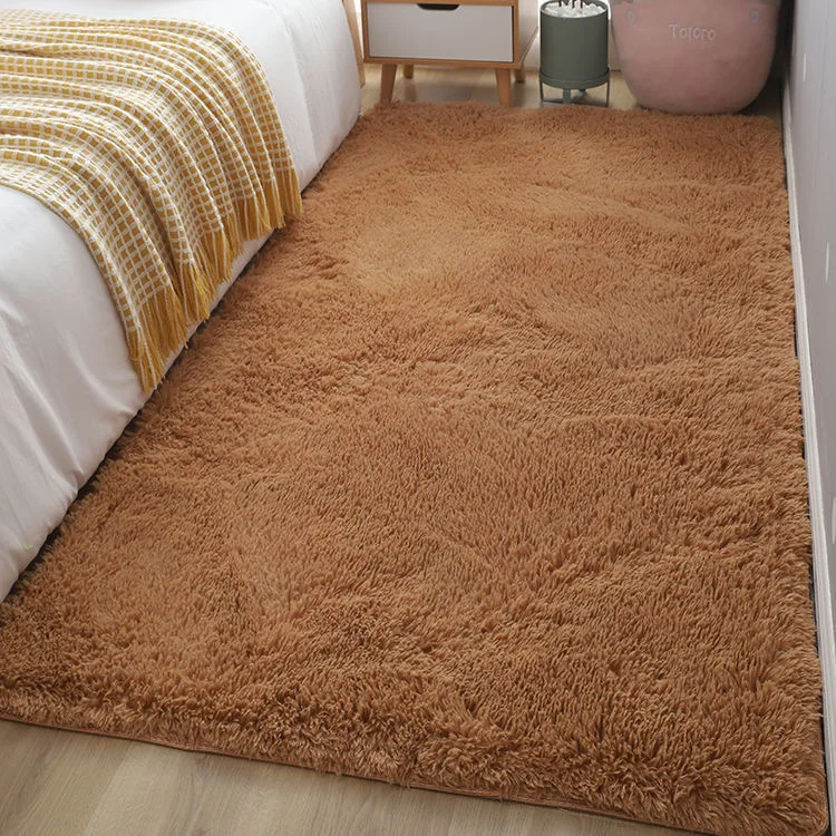 

LskeV09 Sofa Bedside Carpet Khaki High Quality Soft Carpet for Living Room and Bedroom