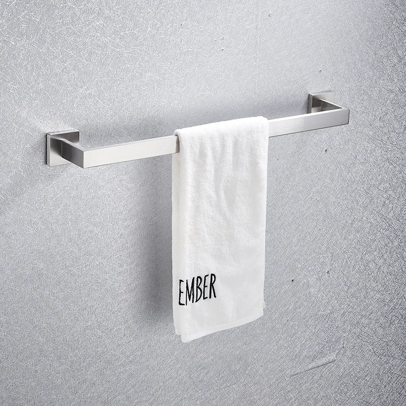 Bathroom hardware set Paper towel holder Toilet paper holder Bathrobe shelf Bathroom towel rack hooks 40cm