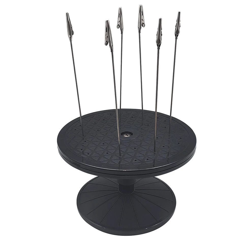Modellmalerei-Plattenspielerständer mit drehbarer/fester Basis und Krokodilklemmen, für Autoschale/Gunpla/Abbildung, Spritzlackierung, Trocknen MG06 – Detail 8