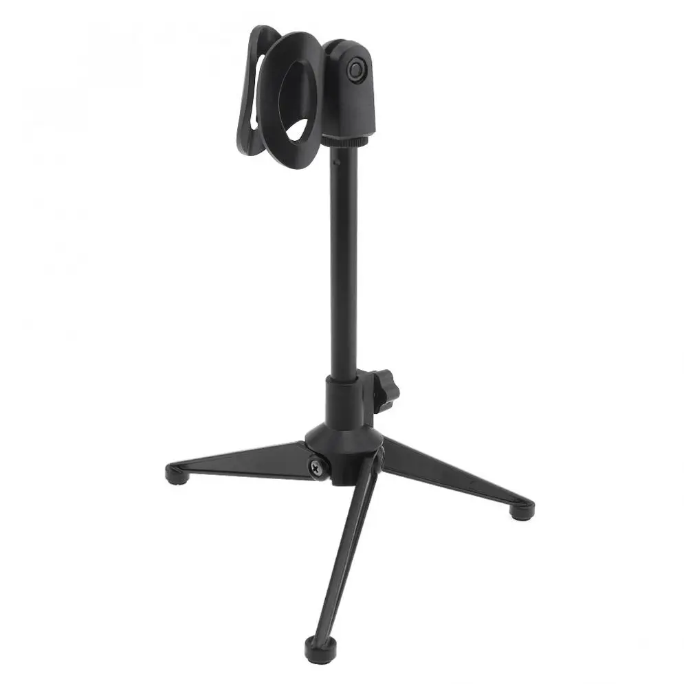 Portable Metal Microphone Three-Legged Lifting Stand 180 Degree Rotation Angle 3 Types Optional