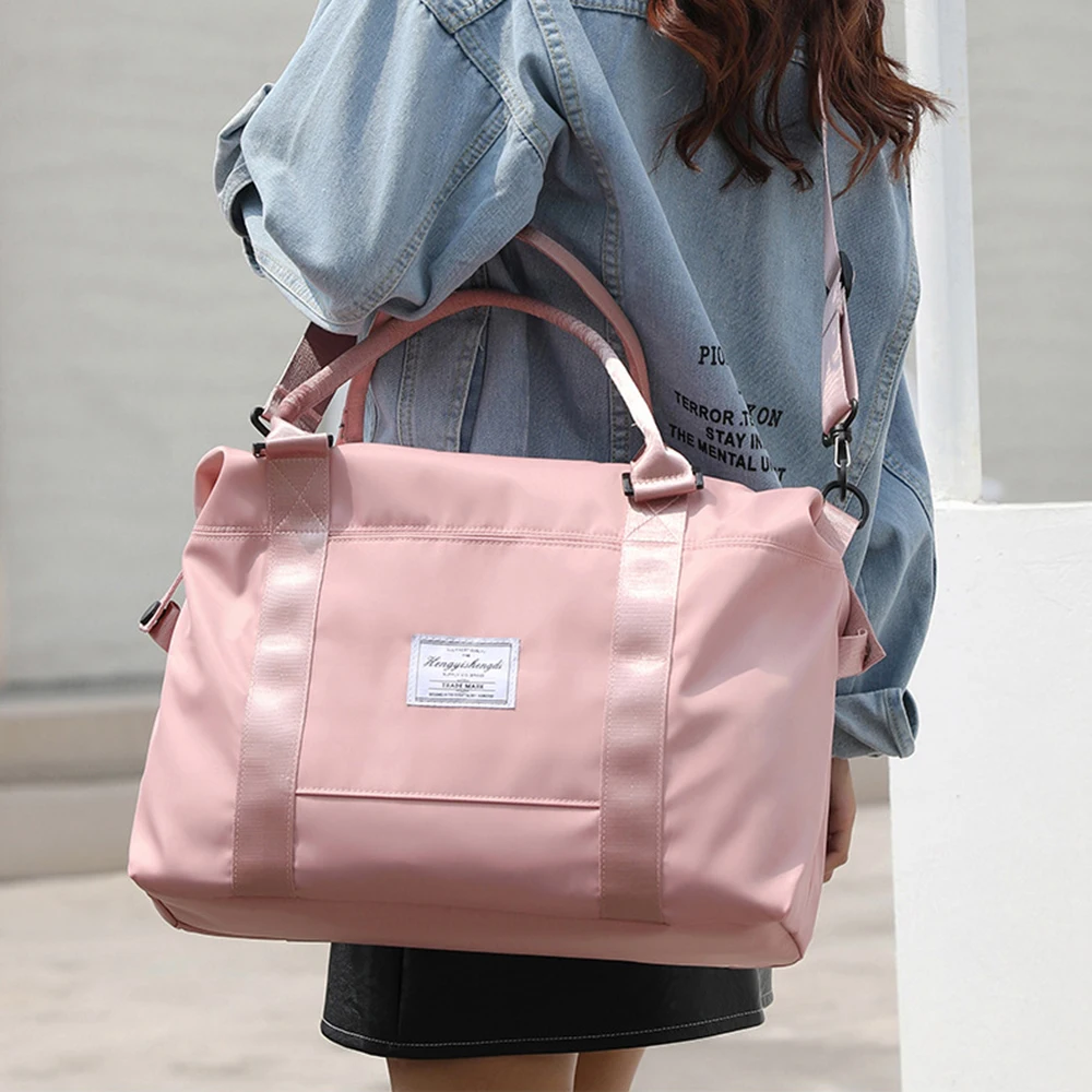 Large-capacity travel luggage bag men's waterproof fitness bag women's childbirth with portable overnight mommy bag lightweight