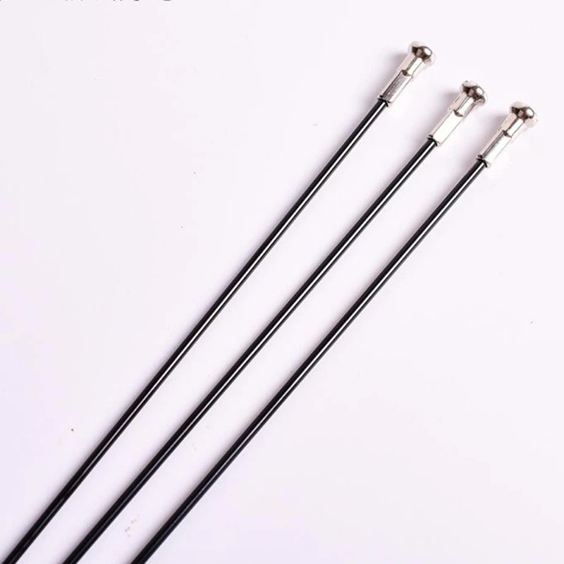 Q759 Letter Mountain Bike Road Car Stainless Steel Spokes Steel Wire 14 No. Car Copper Cap 259MM Bicycle Spoke 10pcsLOT