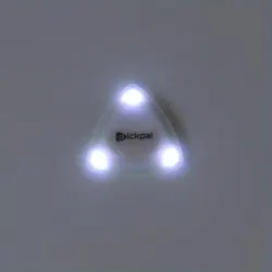 Luminous LED Guitar Pick with Three-Color Light Options (White)
