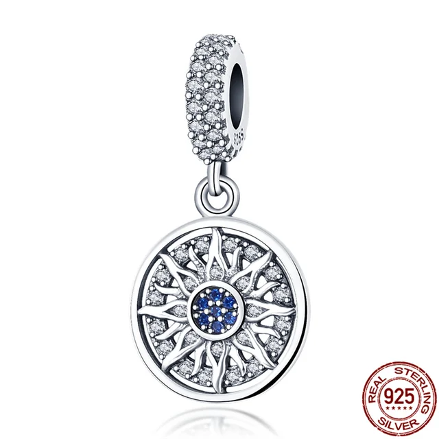 plata charms of ley 925 original Fits original pandora bracelet 925 silver women pendant jewelry galaxy starry sky charms beads PAC1005