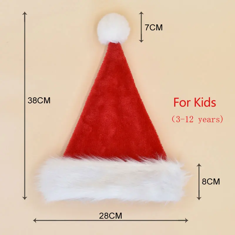 thumbnail image 2 of Aazon.co: RJVW Christas Hat, Santa Hat, Xas Holiday Hat For Adults, Unisex Velvet Classic 2 of 11