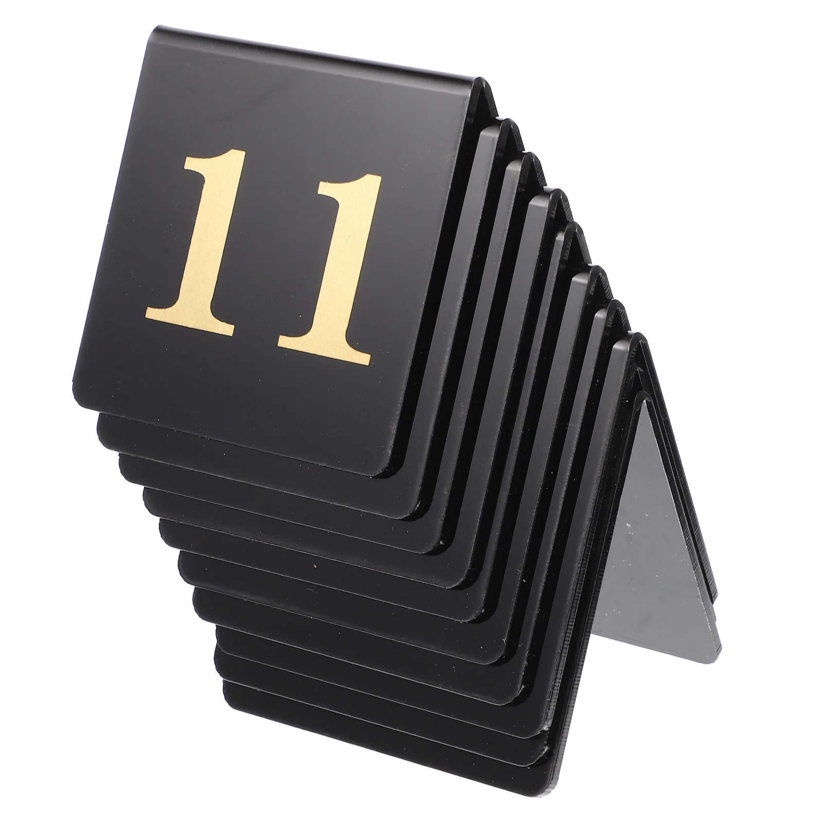 

Acrylic Table Numbers For Wedding Tent Cards Banquets Receptions Double-Sided Digital Table Number Plate For Hotel Banquet
