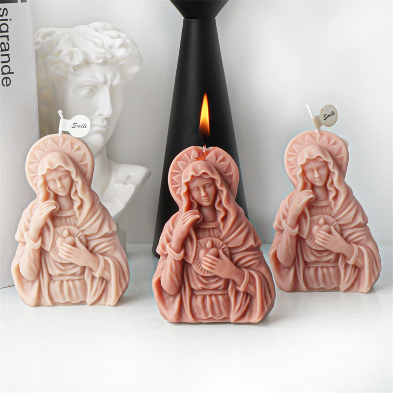 Holy Family Candle Mold 4