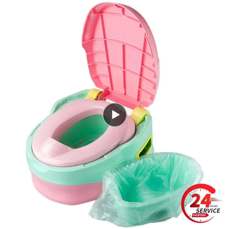 Roll Universal Potty Baby Training Toilet Seat Bin Bags Travel Urina Liners Disposable With Drawstring Boy Girl WC Accessories child toilet baby poop bags