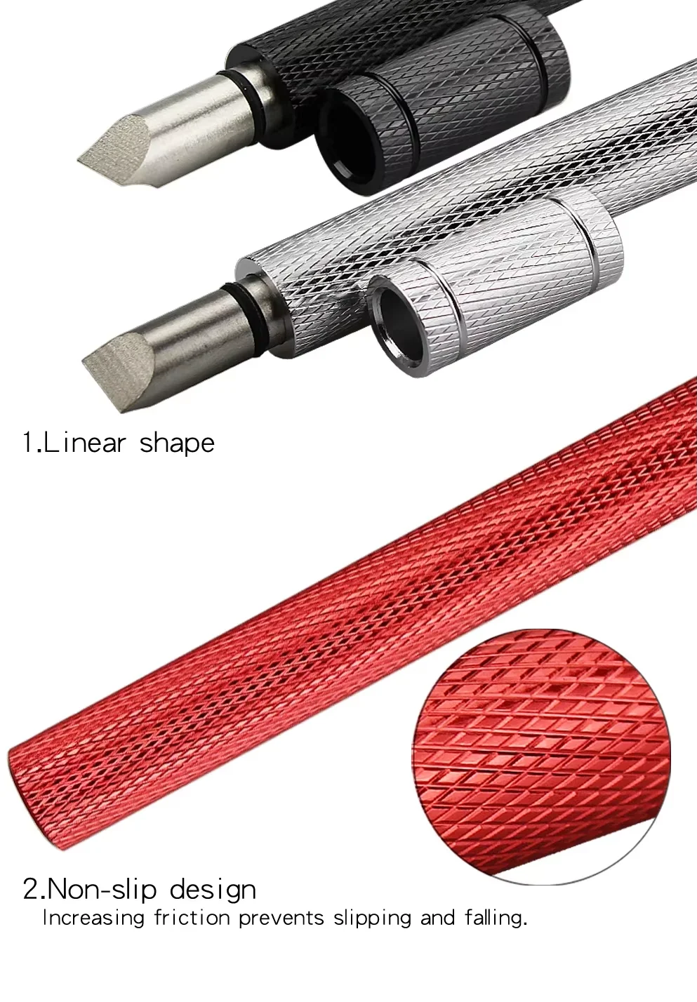 Description Picture 3 of item1pc Golf Wedge Iron Groove Sharpener Club Cleaner Cleaning Tool Course Golf Groove Cutter Tool Golf Training Aids