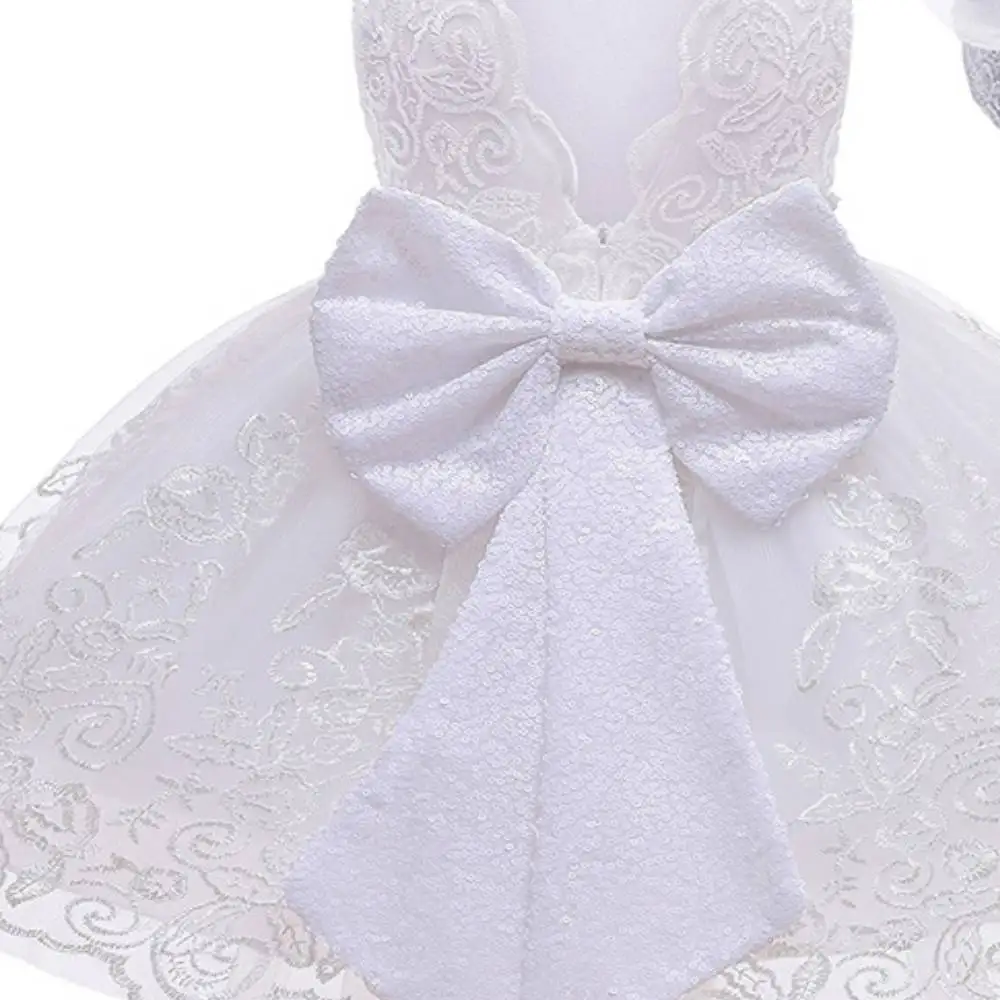 White Baby Baptism Dress 4