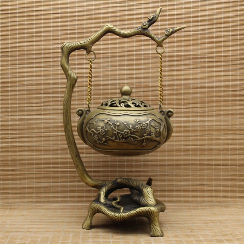 

Hanging Stove Hanging Stove Zen Pure Copper Incense Burner Sandalwood Plate Incense Burner Tea Ceremony Incense Ball