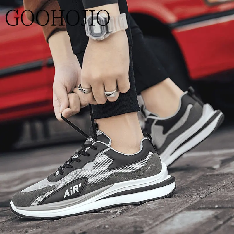 

Spring Autumn New Brand Designer Casual Mesh Shoes Men Breathable Running Shoes Men Comfortable All-match Flat Men Sneakers