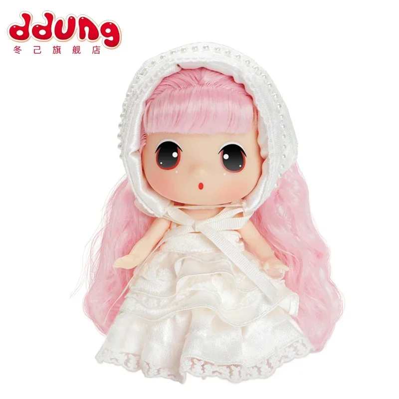 Ddung doll girl doll 18cm cute dress up cute baby ins girl heart princess doll