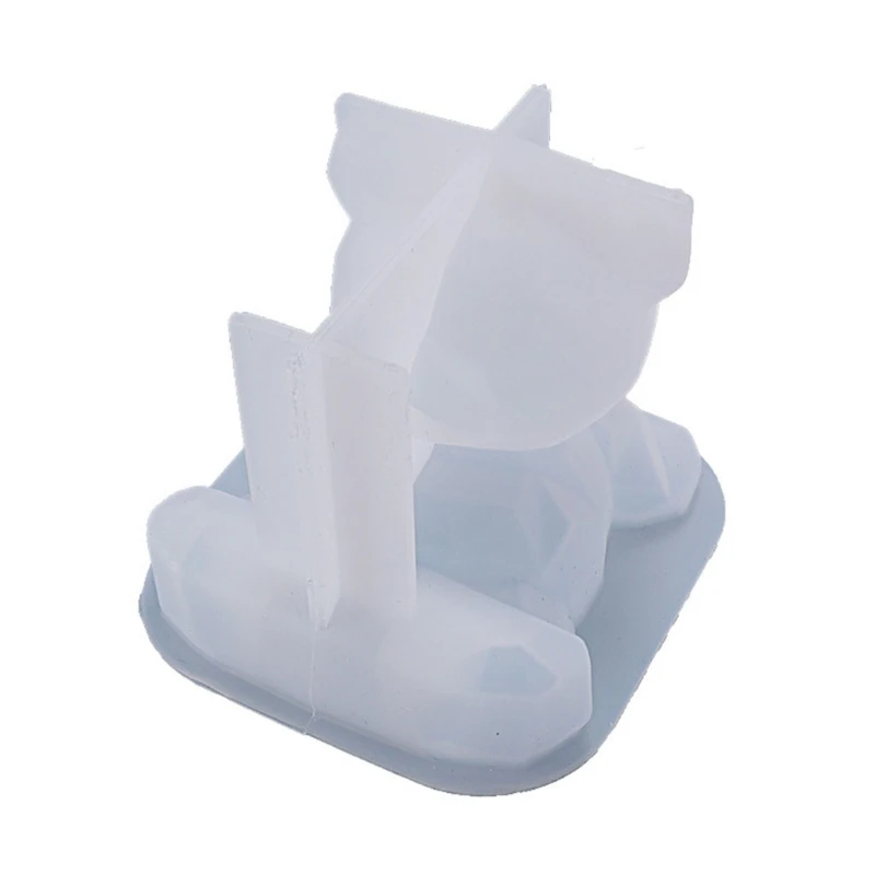 

DIY Resin Crystal Epoxy Mold Cartoon 3D Bear Phone Holder Casting Silicone Mould