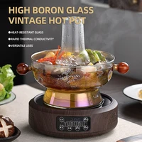 Household Mini Hot Pot Machine Stainless Steel Electric Ceramic Stove Cooker Hotpot Elektrisch 2