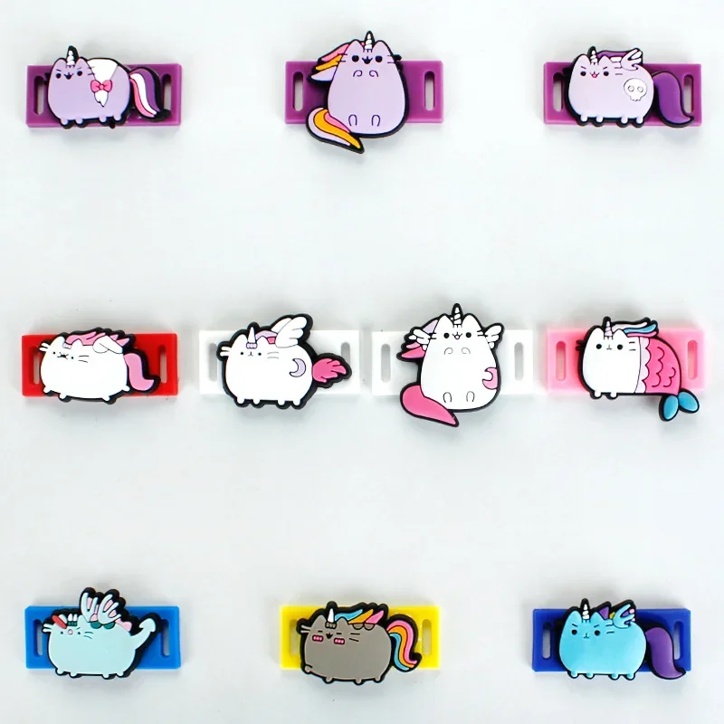 Push Catpusheen Shoelace Buckles - Anime Pvc Shoe Decor For All Ages