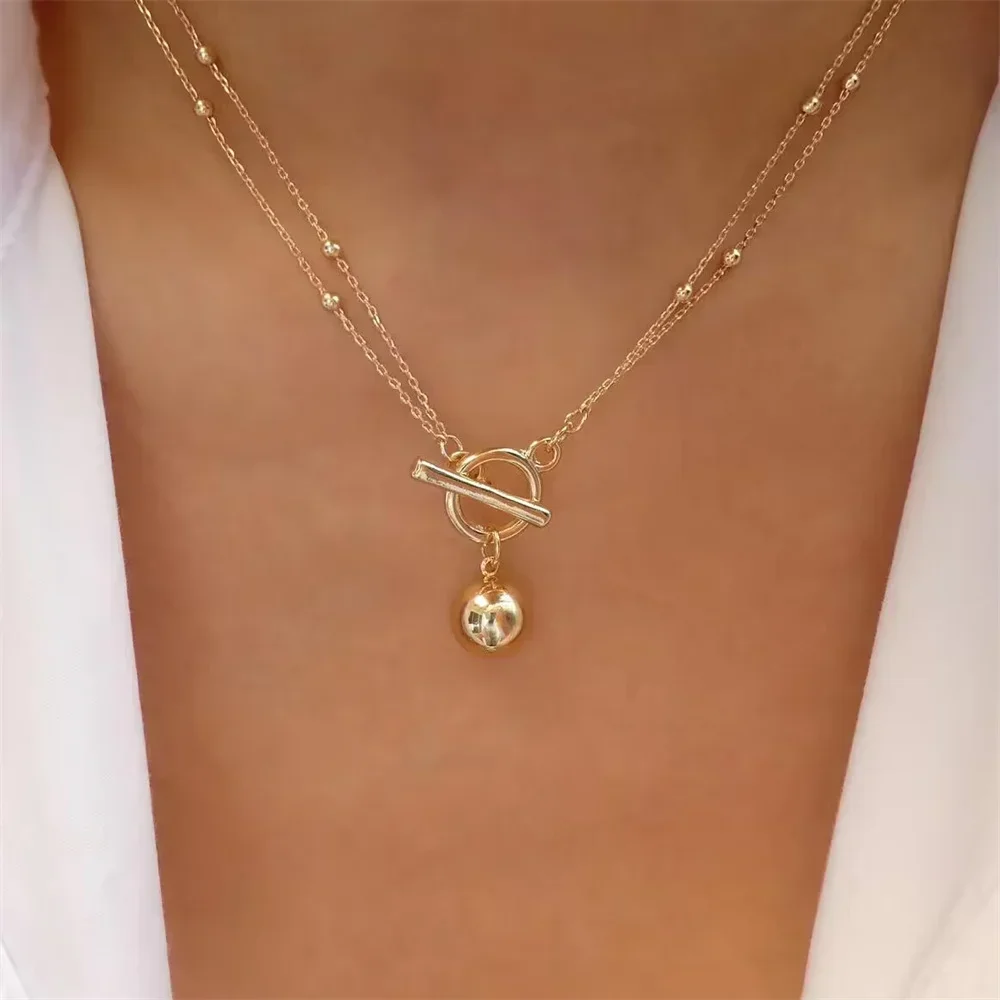Collana perle ester con lettera colorata - Nicandra Accesori