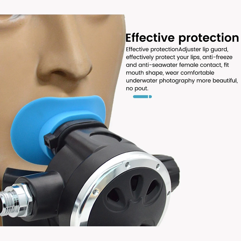 Silicone Snorkel Regulator Mouthpiece Soft Diving Equipment Second Level Breathing Tube Accessories Scuba Diving
