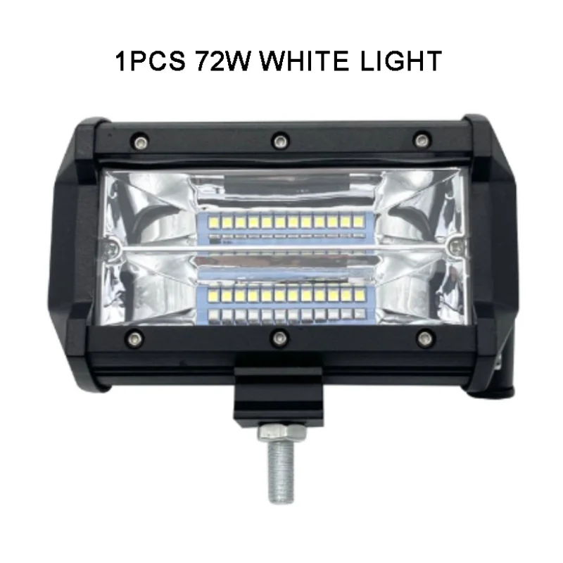 High-Performance Yellow LED Work Light - 120W 3000K Sunlight Effect for Vehicles