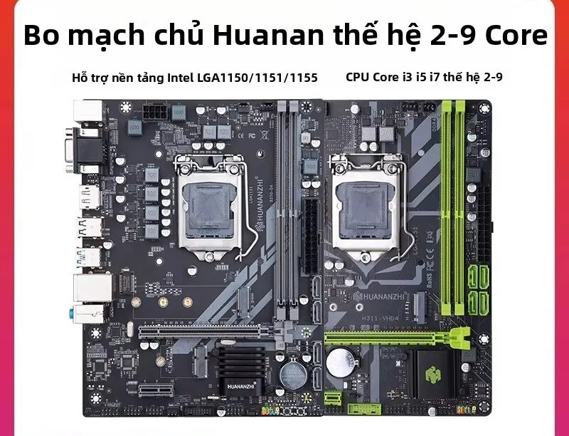 HUANANZHI | Mainboard For 2-14th Gen Core Processors Giá 1,119,000 Đồng*Miễn phí vận chuyển