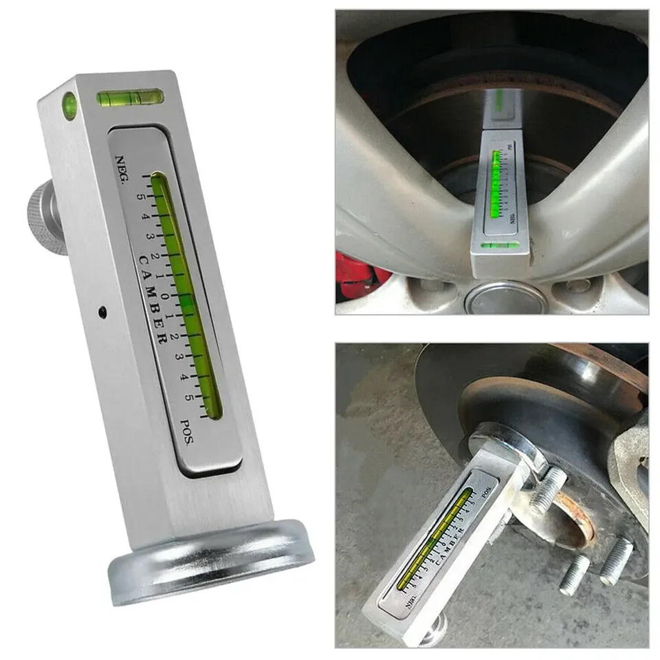 Automobile 4-wheel Positioning Magnetic Level, Wheel Camber, Adjustable Magnetic Gauge Tool, Wheel Alignment tool, Camber Cas