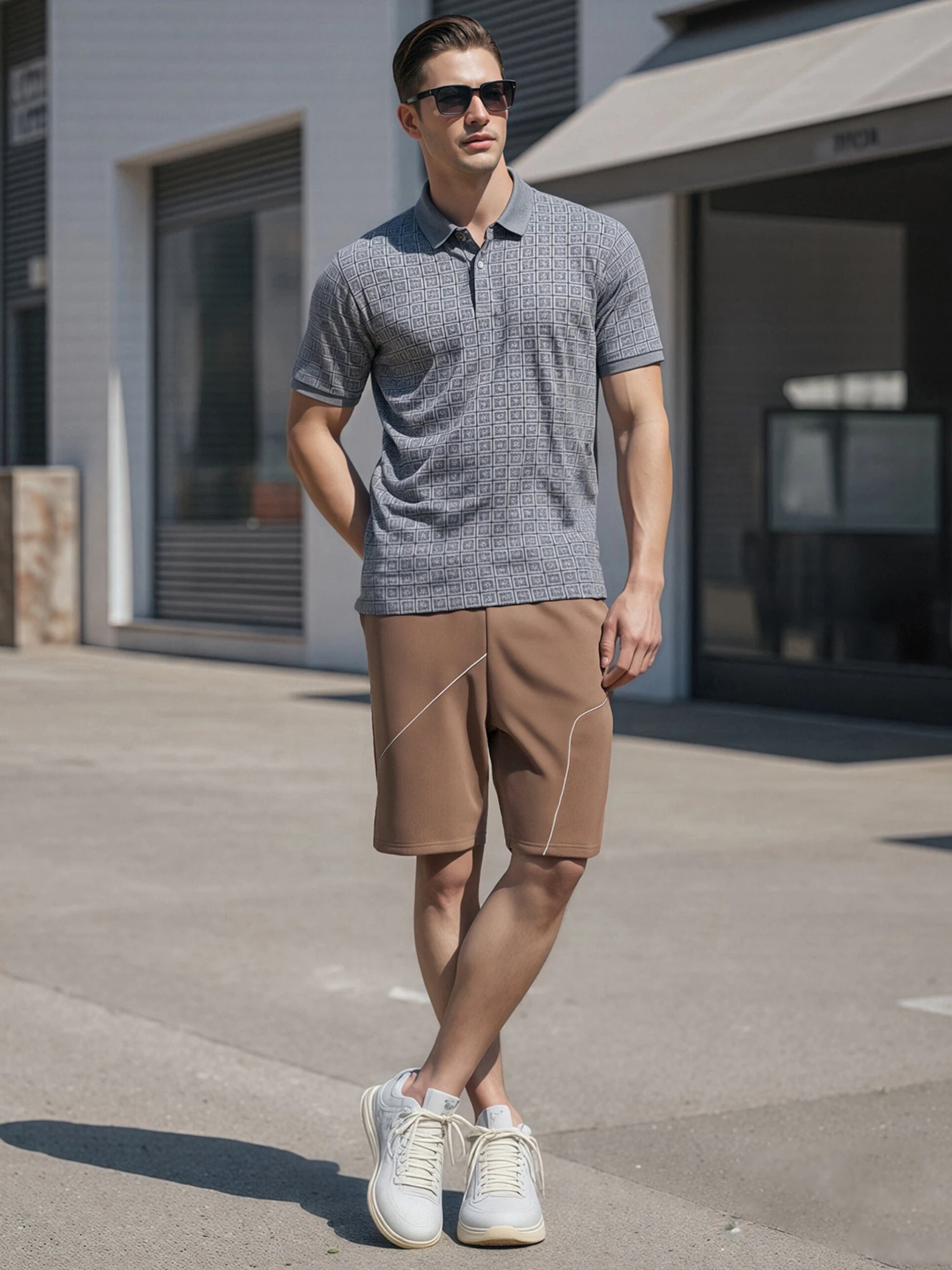 Men s Lightweight Quick Dry Beach Shorts with Elastic Waistband and Side Pockets for Summer Sports and Leisure