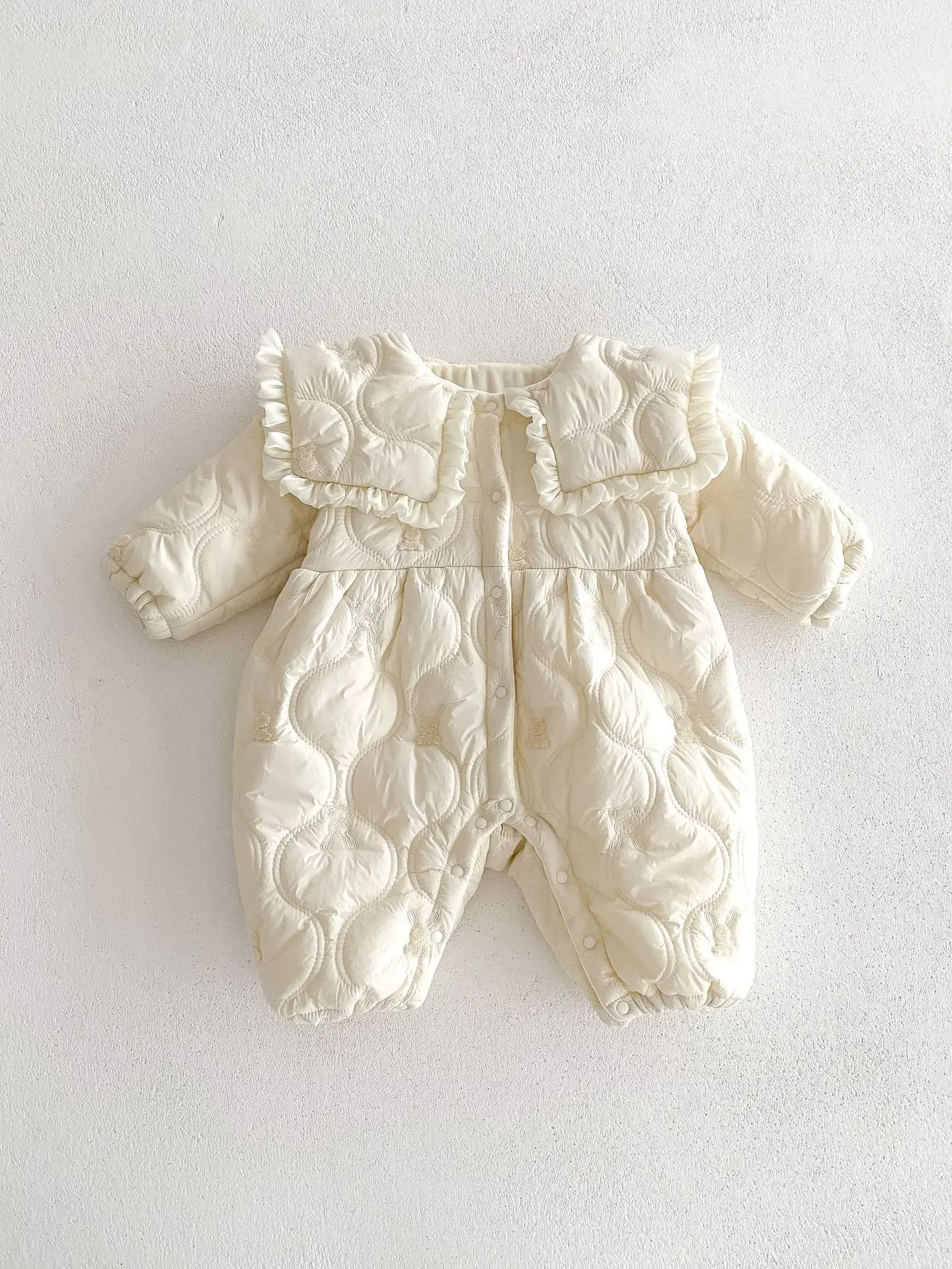 Baby Girls Cotton-padded Jacket Coat Winter Plus Velvet Baby Girl's Coat Fashion Warm Outerwear 7935