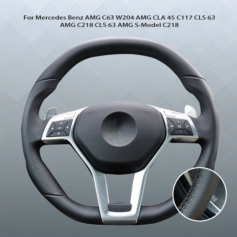 Coprivolante per auto personalizzato per Mercedes Benz AMG C63 W204 AMG CLA 45 C117 CLS 63 AMG C218