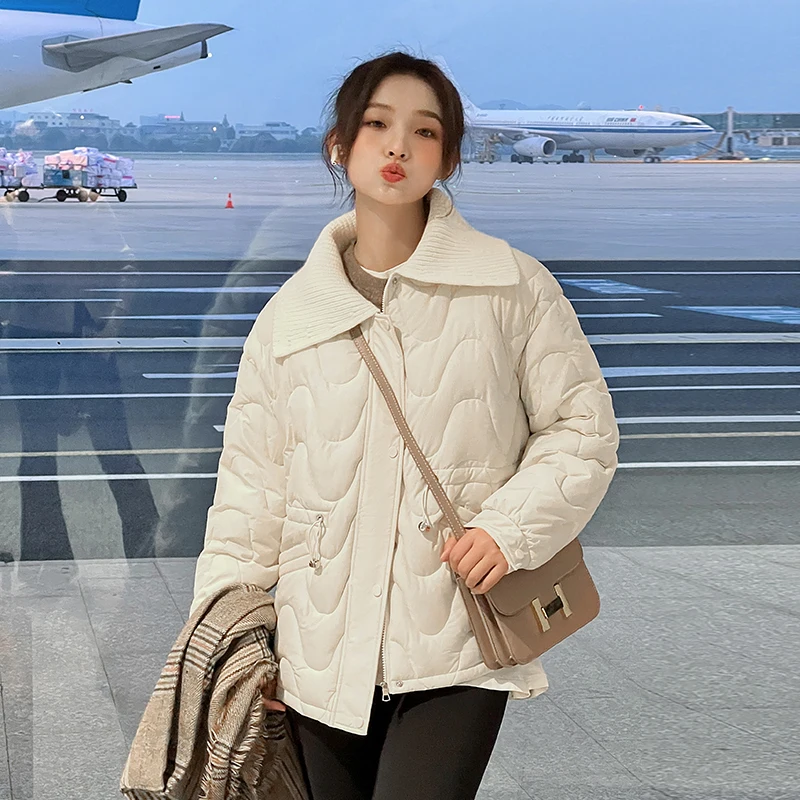 

2023 New Winter Coat Women Jacket Parkas Down Cotton Jackets Casual Warm Short Outerwear Female Coats