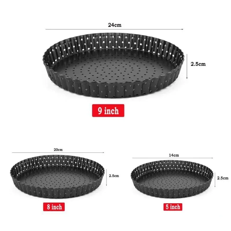 Perforated Cake Pan PIZZA Pan Non-Stick Fruit Pie Cake Molds Baking Pan Bottom Baking Tray Bakeware Tools