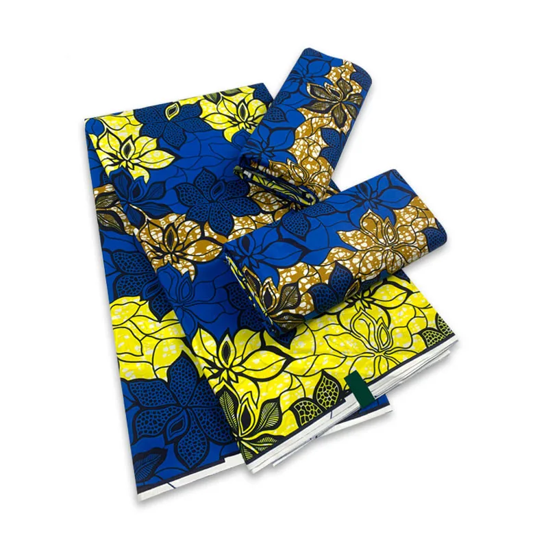 

Fashion Design African Veritable Guaranteed Real Wax Prints Fabrics Ankara Style Soft 100% Cotton Pagne Dress Loincloth F3-18