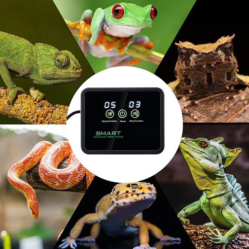 Système de pulvérisation Intelligent pour reptiles, brumisateur