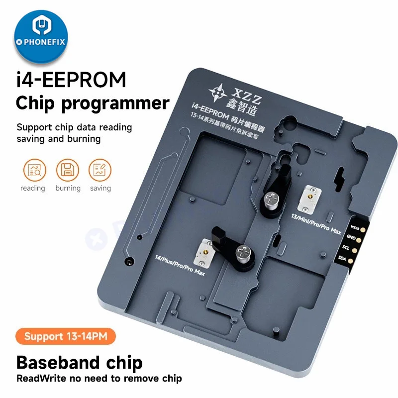 Xzz I4 13 14 Series Chip Programmer Baseband Chip Lettura Dei Dati Risparmio Buring Non Rimozione Per Iphone X 11 12 13 Mini 14 Pro Max