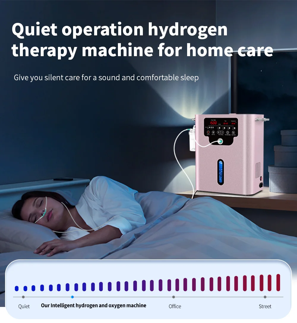 Suyzeko 1500ML Wasserstoff-Sauerstoff-Generator H2-Inhalator O2-Konzentrator Molekularer Wasserstoff-Inhalationsgerät PEM Heim-Wellness – Detail 13