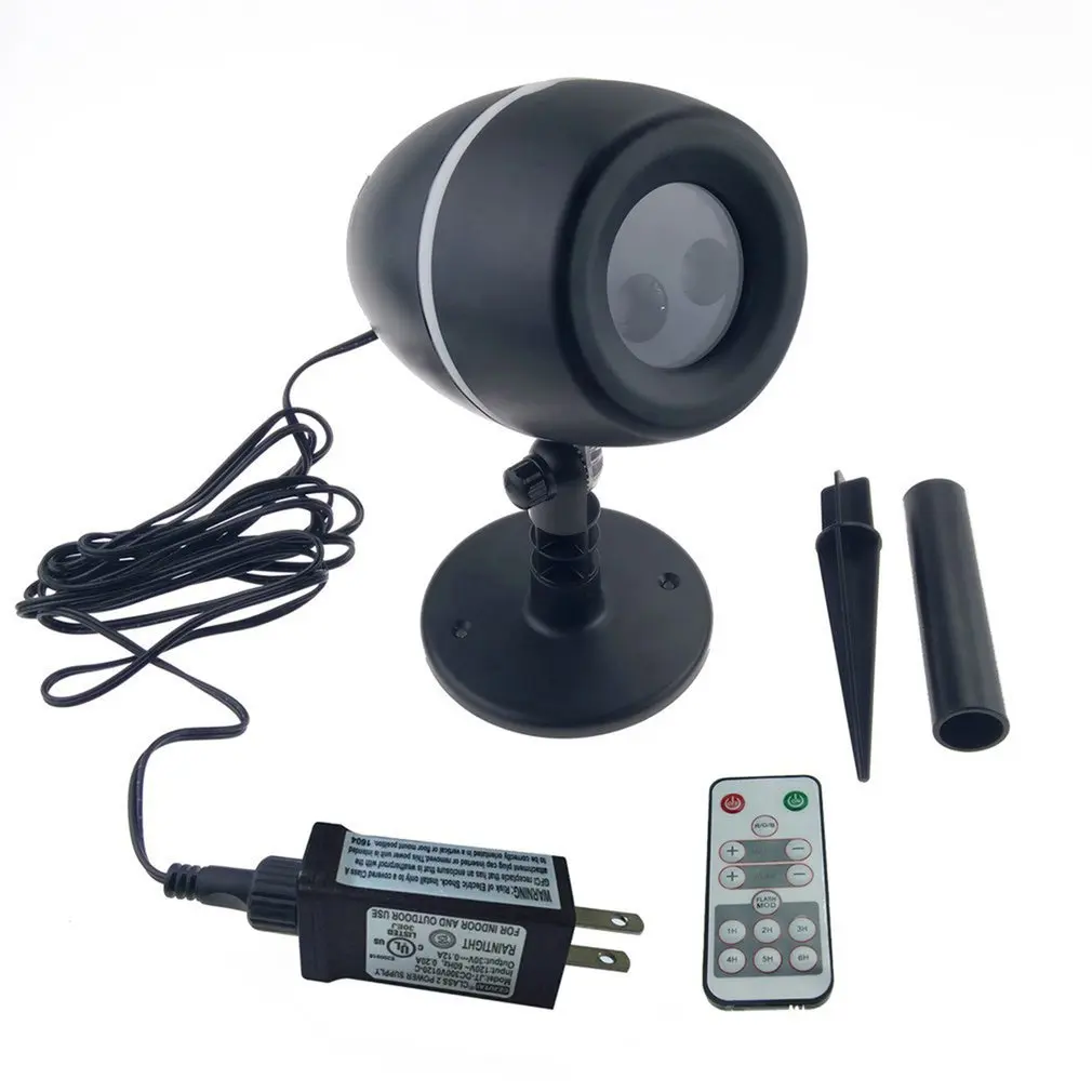 Moving Full Sky Star Proiettore Laser Illuminazione Paesaggistica Red & Green Christmas Party Led Stage Light Lampada Laser Da Giardino Per Esterni