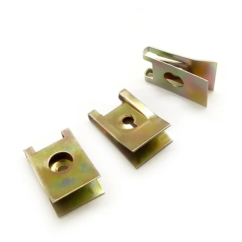 

20Pcs Car Screw Base U-Type Mount Fastener Clips Motor Fender Bumper Protection For Car Fenders Bumpers U-Type Clips