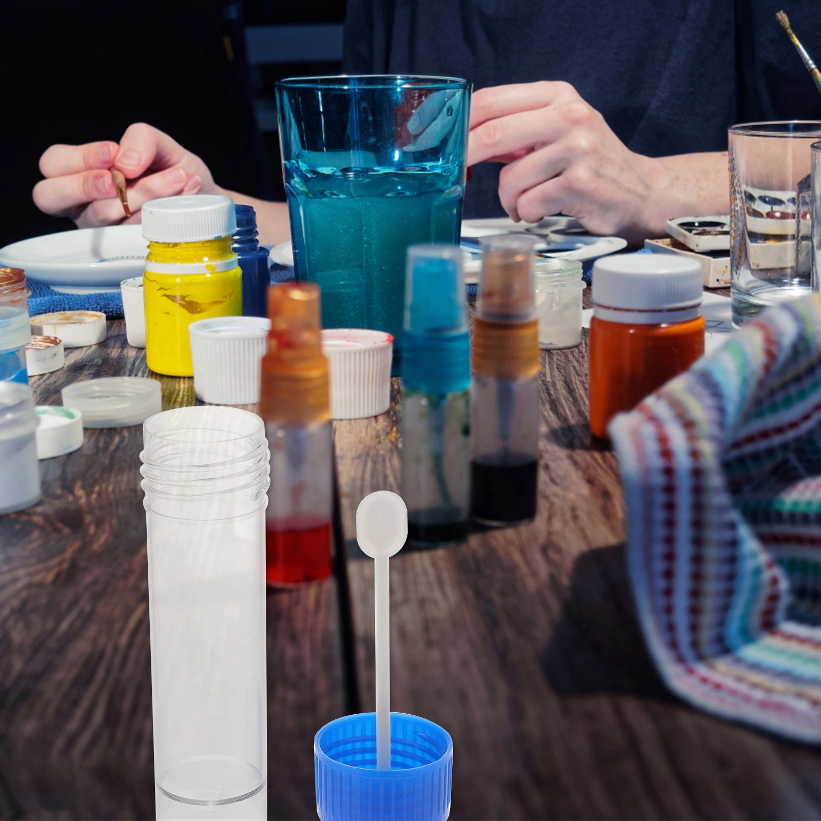 10 PCS Stool Test Cup Specimen Bottles Urine Cups for Testing Specimen Tube Cups Stool Collection Container