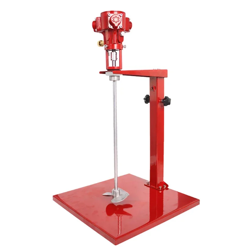 20L Pneumatic Paint Mixer Stirrer Air Powered Liquid Mixer Agitator Lifting Hand-Held Coating Mixing Machine 2600r/min DS3-5S sus 304 mixer plate dispersion disc paint agitator stirrer size can be customerized