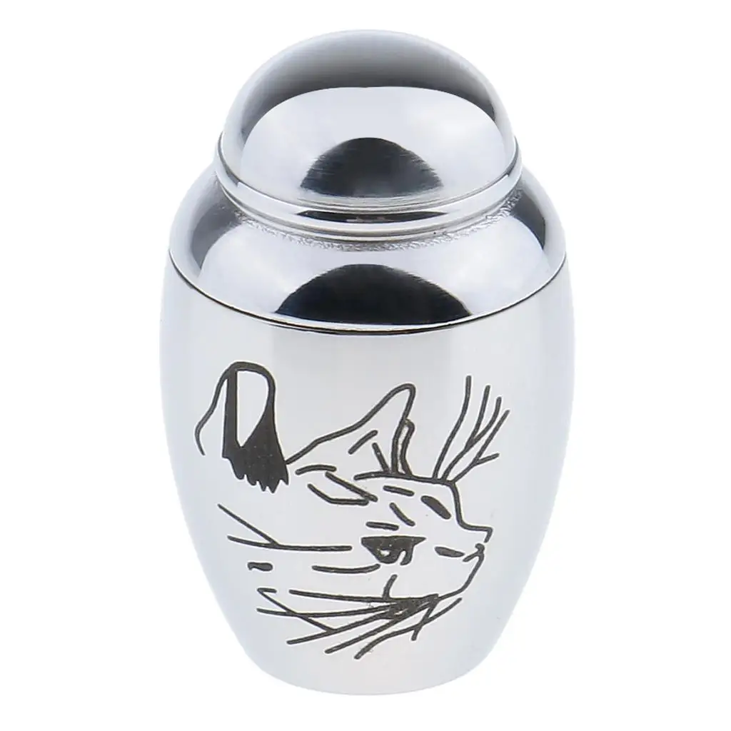 Smalll Cremation Urn Pot Pendant for Human or Pet Ashes - Waterproof Memory