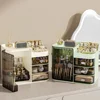 Makeup Storage Box Dressing Table Sundries Organizer Case Drawer Style Desktop Cabinet Lipstick Facial Mask Make Up Organizer 3