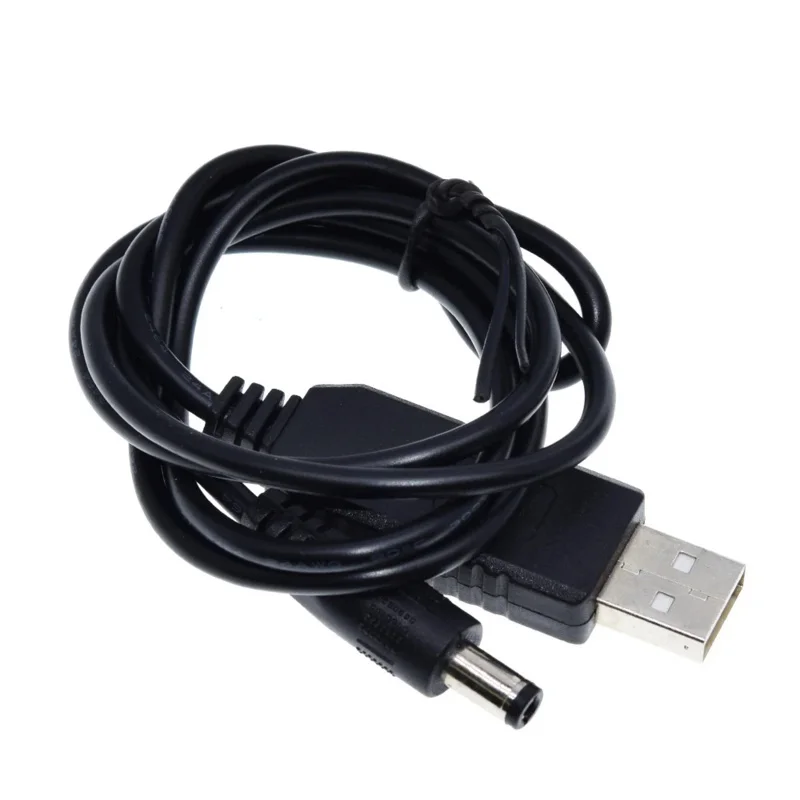 USB 전원 부스트 라인 DC 5V-DV 9V / 12V 스텝 업 모듈, 1M USB 컨버터 어댑터 케이블, 아두이노 와이파이용 2.1x5.5mm 플러그